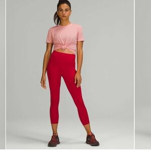 Lululemon Align with Pockets 21” Size 6 Dark Red